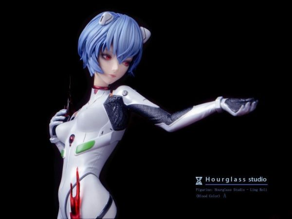 【預購】沙漏 Hourglass 血色綾波零 EVA新世紀福音戰士 心蹤,shinzou,GK,雕像,公仔,玩具,模型,一番賞,GK模型,GK雕像