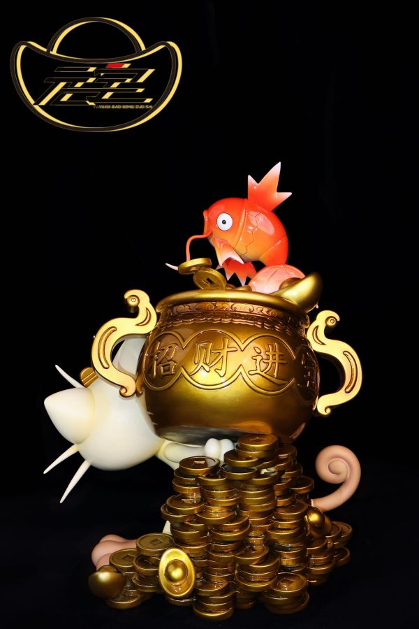 【預購】元寶 招財進寶貓貓錦鯉 寶可夢 心蹤,shinzou,GK,雕像,公仔,玩具,模型,一番賞,GK模型,GK雕像