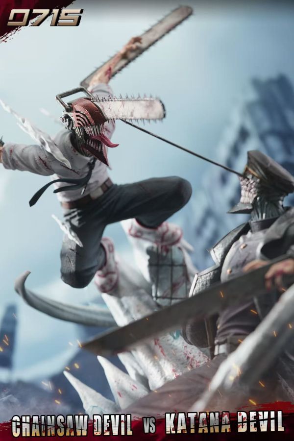 【預購】0715 電次vs刀之惡魔 鏈鋸人 心蹤,shinzou,GK,雕像,公仔,玩具,模型,一番賞,GK模型,GK雕像
