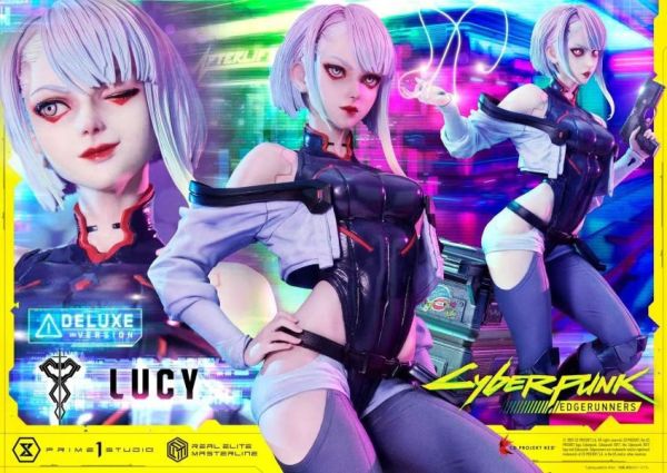【預購】正版授權 P1S Prime 1 Studio Lucy 露西 電馭叛客:邊緣行者 心蹤,shinzou,GK,雕像,公仔,玩具,模型,一番賞,GK模型,GK雕像