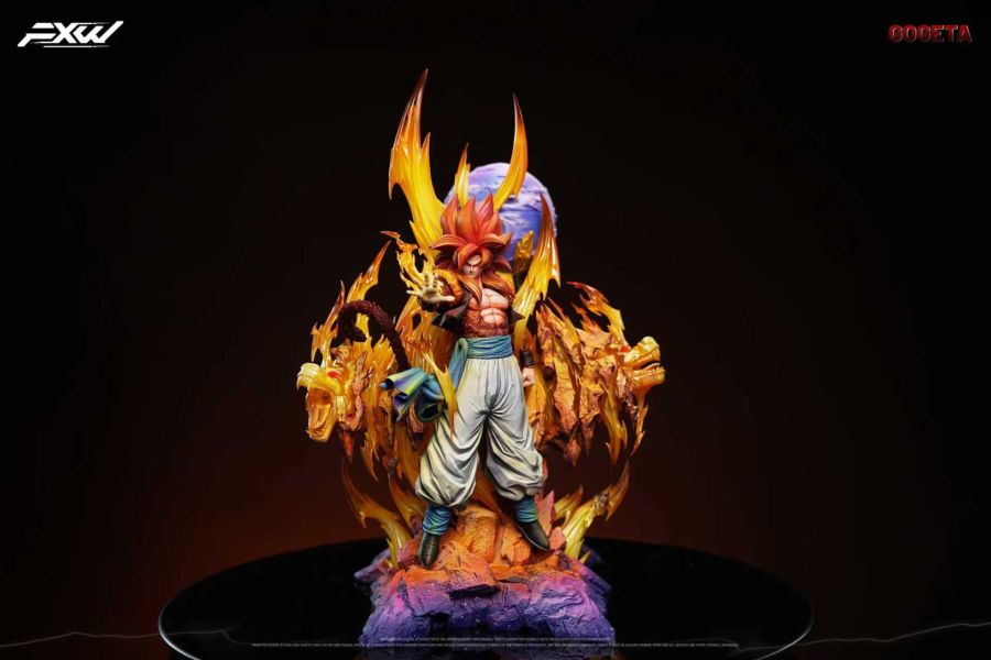 【預購】FXW 超四悟吉塔 七龍珠 心蹤,shinzou,GK,雕像,公仔,玩具,模型,一番賞,GK模型,GK雕像