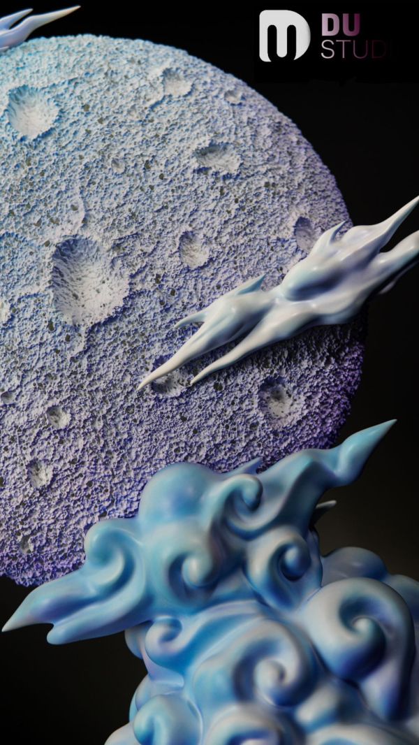 【預購】Du 超四月亮背景 不含人物 心蹤,shinzou,GK,雕像,公仔,玩具,模型,一番賞,GK模型,GK雕像