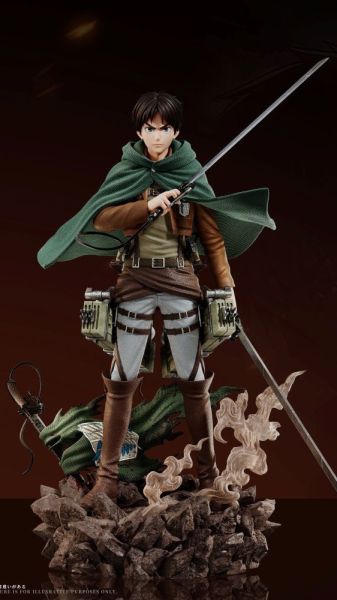 【預購】AZ艾助 自由之翼 艾連 進擊的巨人 心蹤,shinzou,GK,雕像,公仔,玩具,模型,一番賞,GK模型,GK雕像