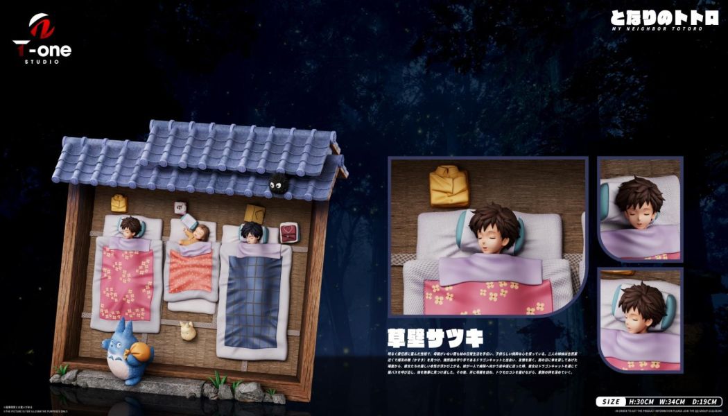 【預購】T-one 入眠 龍貓 宮崎駿 心蹤,shinzou,GK,雕像,公仔,玩具,模型,一番賞,GK模型,GK雕像