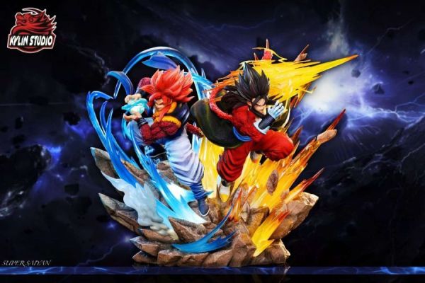 【預購】kylin 超四雙王悟吉塔 貝吉特 七龍珠 心蹤,shinzou,GK,雕像,公仔,玩具,模型,一番賞,GK模型,GK雕像
