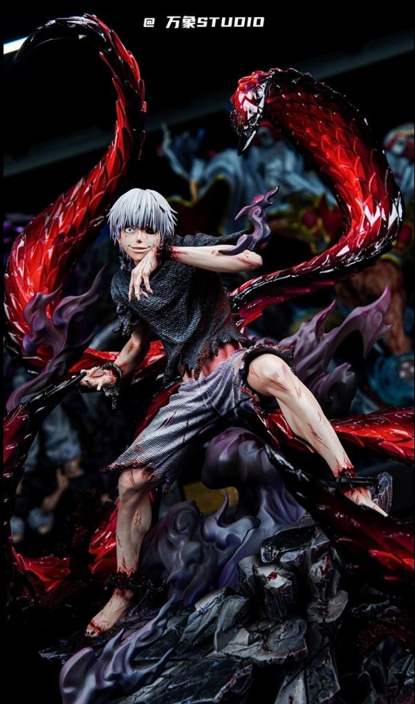 【預購】萬象 白髮惡魔 金木研 東京喰種 心蹤,shinzou,GK,雕像,公仔,玩具,模型,一番賞,GK模型,GK雕像