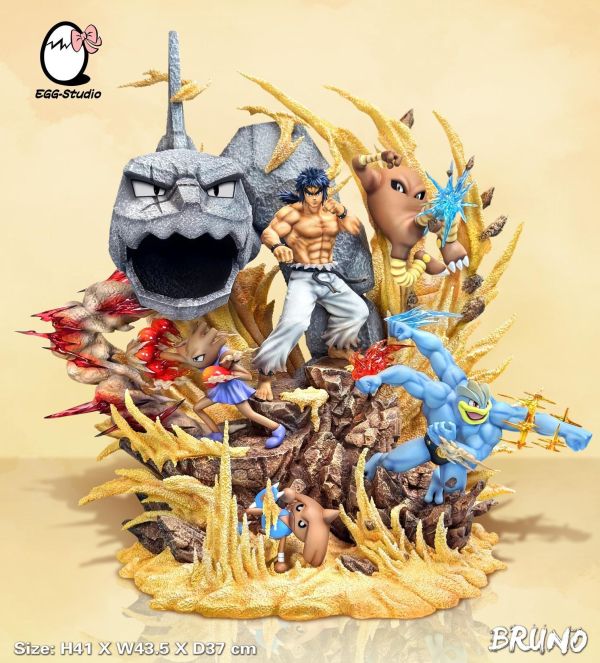 【預購】EGG 阿蛋 格鬥天王 希巴 寶可夢 心蹤,shinzou,GK,雕像,公仔,玩具,模型,一番賞,GK模型,GK雕像