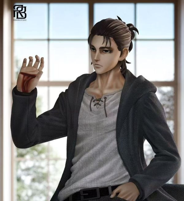 【預購】ReBorn 打敏罵笠流血手心艾連 進擊的巨人 心蹤,shinzou,GK,雕像,公仔,玩具,模型,一番賞,GK模型,GK雕像