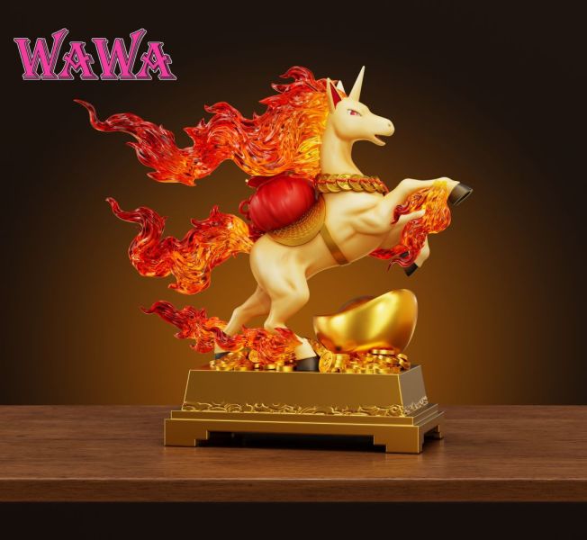 【預購】WAWA 招財烈焰馬 馬上有錢 寶可夢 心蹤,shinzou,GK,雕像,公仔,玩具,模型,一番賞,GK模型,GK雕像