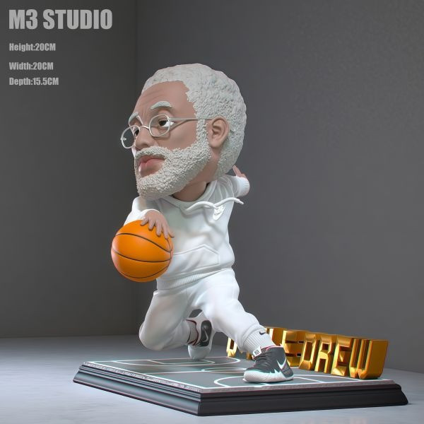 【預購】M3 Q版凱里·厄文 德魯大叔 NBA 心蹤,shinzou,GK,雕像,公仔,玩具,模型,一番賞,GK模型,GK雕像