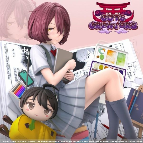 【預購】Cute Creators 小鞠知花 敗北女角太多了 心蹤,shinzou,GK,雕像,公仔,玩具,模型,一番賞,GK模型,GK雕像