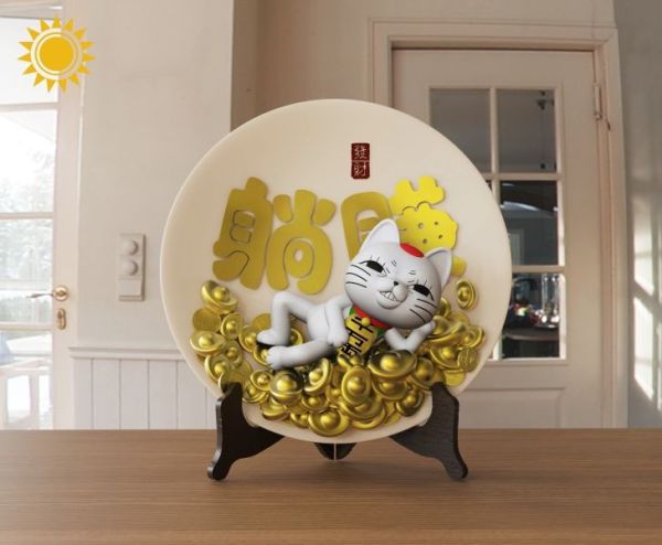 【預購】太陽模玩 躺賺高速婆婆招財貓 膽大黨 心蹤,shinzou,GK,雕像,公仔,玩具,模型,一番賞,GK模型,GK雕像