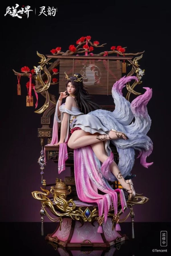 【預購】正版授權 靈韻 天狐仙子 完美世界 心蹤,shinzou,GK,雕像,公仔,玩具,模型,一番賞,GK模型,GK雕像