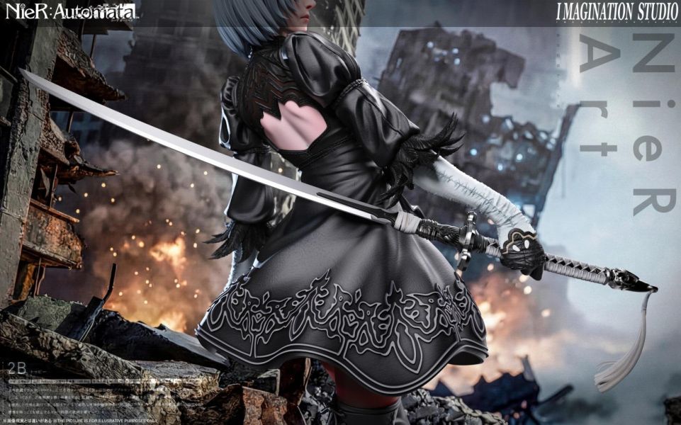 【預購】Imagination YY 2B 尼爾:自動人形 心蹤,shinzou,GK,雕像,公仔,玩具,模型,一番賞,GK模型,GK雕像