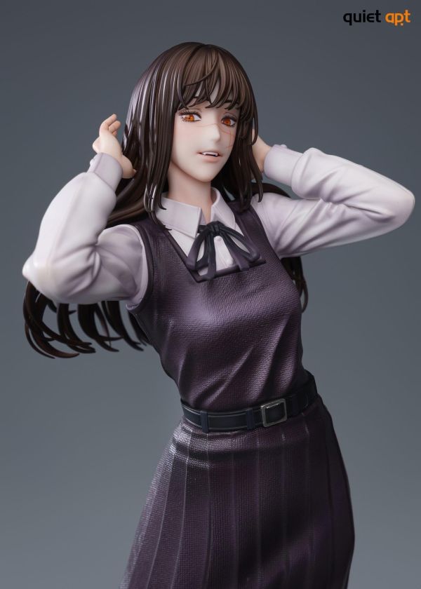 【預購】QuietArt 三鷹朝 三鷹夜 鏈鋸人 心蹤,shinzou,GK,雕像,公仔,玩具,模型,一番賞,GK模型,GK雕像