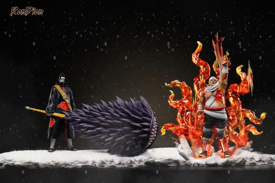 【預購】燃點 Ran Dian 干柿鬼鮫&鮫肌 火影忍者 心蹤,shinzou,GK,雕像,公仔,玩具,模型,一番賞,GK模型,GK雕像