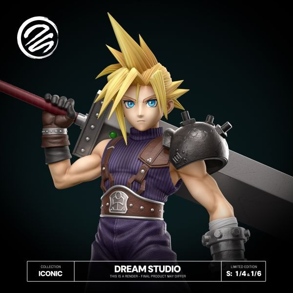 【預購】夢想 Dream 克勞德 雙比例 最終幻想 太空戰士 心蹤,shinzou,GK,雕像,公仔,玩具,模型,一番賞,GK模型,GK雕像