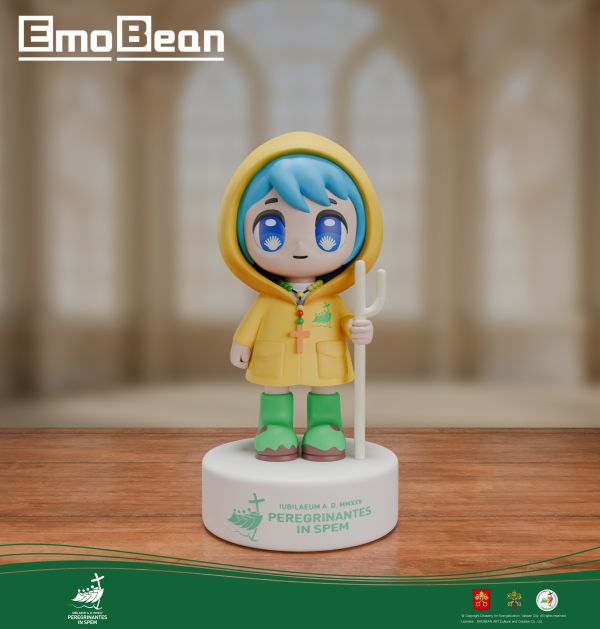 【預購】正版授權 EmoBean LUCE 梵諦岡娃娃 2025世博會吉祥物 心蹤,shinzou,GK,雕像,公仔,玩具,模型,一番賞,GK模型,GK雕像