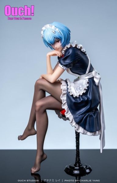 【預購】Ouch 女僕裝少女 綾波零 EVA新世紀福音戰士 心蹤,shinzou,GK,雕像,公仔,玩具,模型,一番賞,GK模型,GK雕像