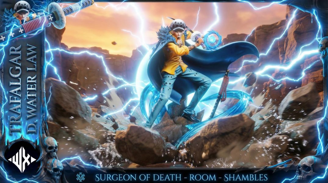 【預購】WX 鬼島 特拉男 托拉法爾加·羅 海賊王 心蹤,shinzou,GK,雕像,公仔,玩具,模型,一番賞,GK模型,GK雕像