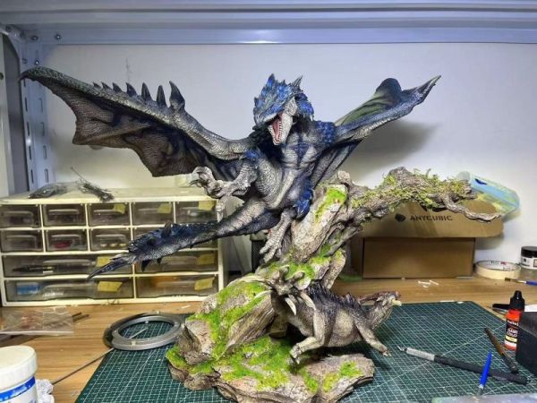 【預購】龍之邊境 Dragon Frontier 蒼火龍 魔物獵人 心蹤,shinzou,GK,雕像,公仔,玩具,模型,一番賞,GK模型,GK雕像