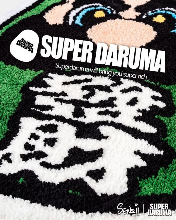 【預購】SENZII 千記商行 SuperDaruma 發財地毯 心蹤,shinzou,GK,雕像,公仔,玩具,模型,一番賞,GK模型,GK雕像