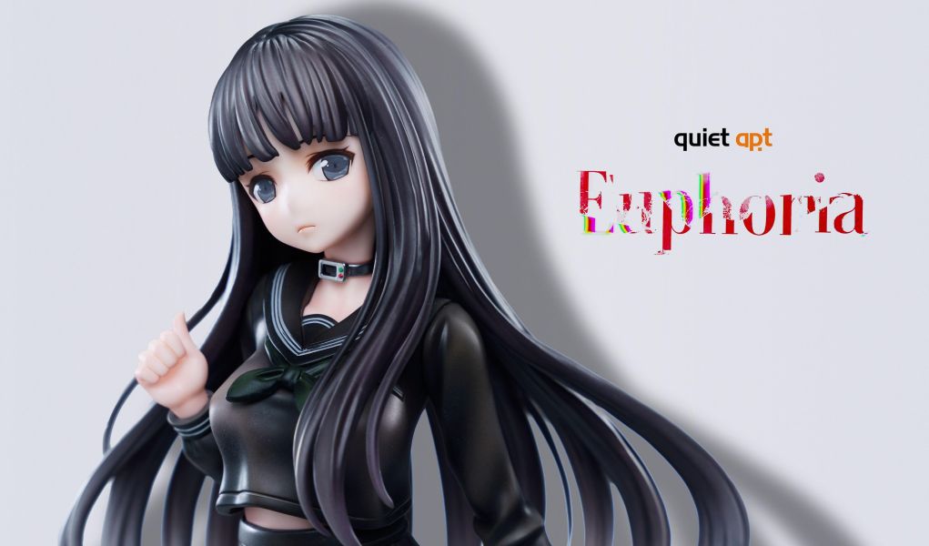 【預購】QuietArt 白夜凜音 Euphoria 心蹤,shinzou,GK,雕像,公仔,玩具,模型,一番賞,GK模型,GK雕像