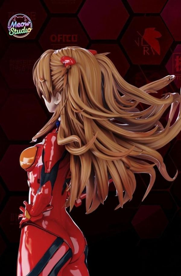 【預購】Meow 明日香 首次登場 戰鬥服 EVA新世紀福音戰士 1/4 心蹤,shinzou,GK,雕像,公仔,玩具,模型,一番賞,GK模型,GK雕像
