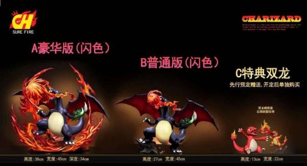 【預購】SURE FIRE丨寶可夢 神奇寶貝 噴火龍 雙版本 心蹤 𝑺𝒉𝒊𝒏𝒁𝒐𝒖,心蹤,ShinZou,心蹤GK,心粽GK,心綜GK,心縱GK,新宗GK,新縱GK,新粽GK,新蹤GK,火影忍者GK,海賊王GK,七龍珠GK,巨人GK,間諜家家酒GK,咒術迴戰GK,GK