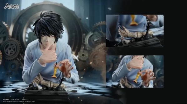 【預購】Anm 1/3胸像 L 死亡筆記本 心蹤,shinzou,GK,雕像,公仔,玩具,模型,一番賞,GK模型,GK雕像