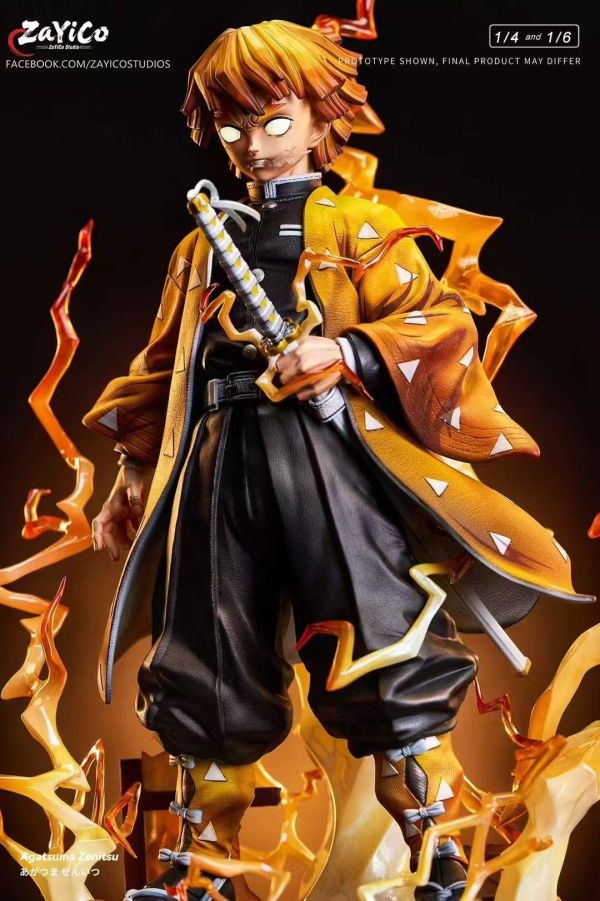 【預購】Zayico 我妻善逸 鬼滅之刃 心蹤,shinzou,GK,雕像,公仔,玩具,模型,一番賞,GK模型,GK雕像