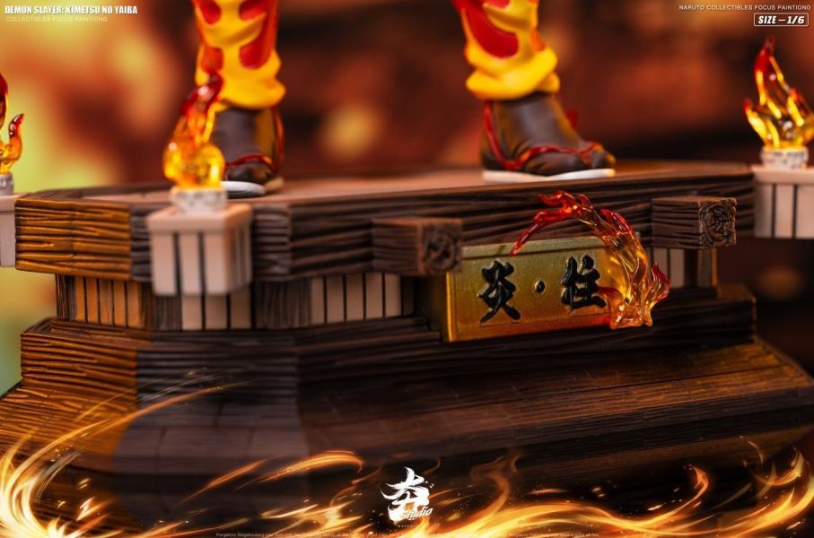 【預購】夯-studio 炎柱 煉獄杏壽郎 鬼滅之刃 心蹤,shinzou,GK,雕像,公仔,玩具,模型,一番賞,GK模型,GK雕像