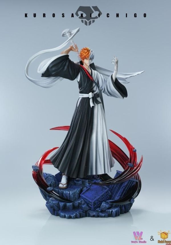 【預購】WoYo×Model Power 黑白一護 王見王 死神 心蹤,shinzou,GK,雕像,公仔,玩具,模型,一番賞,GK模型,GK雕像