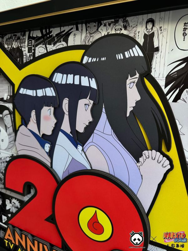 【海外現貨】凹凸Panda×火影集結 20週年雛田 立體畫 裝飾畫 火影忍者 心蹤,shinzou,GK,雕像,公仔,玩具,模型,一番賞,GK模型,GK雕像
