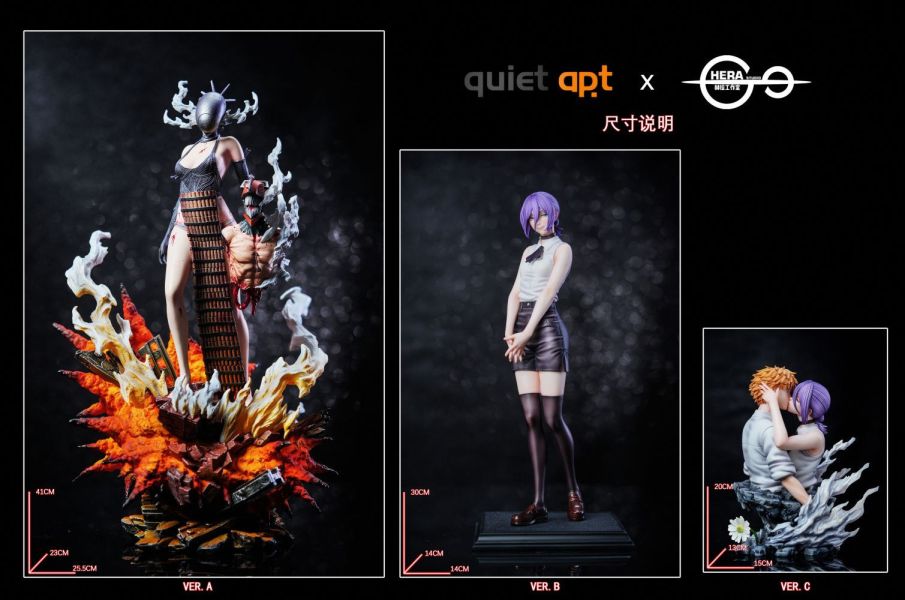 【預購】QuietArt×Hera 赫拉 炸彈惡魔 蕾塞 鏈鋸人 心蹤,shinzou,GK,雕像,公仔,玩具,模型,一番賞,GK模型,GK雕像