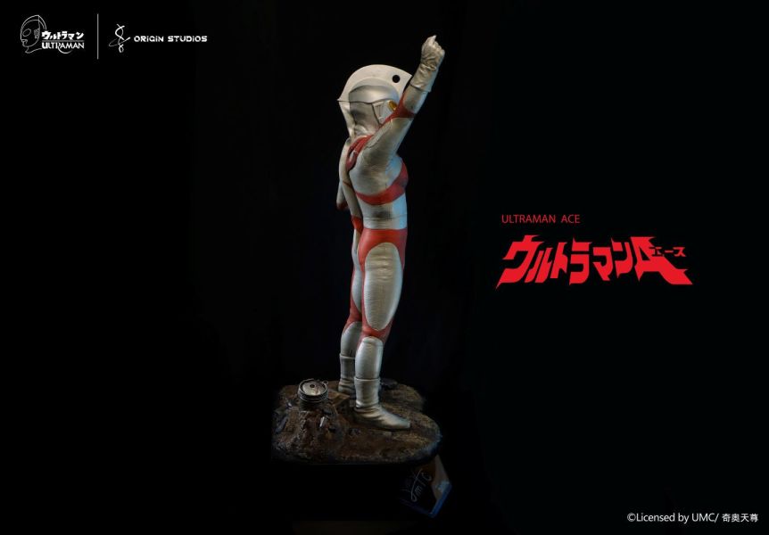 【預購】正版授權 Origin 經典奧特曼 艾斯登場姿勢 超人力霸王 心蹤,shinzou,GK,雕像,公仔,玩具,模型,一番賞,GK模型,GK雕像