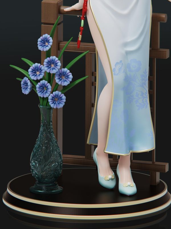 【預購】琉璃 芙莉蓮 旗袍 葬送的芙莉蓮 心蹤,shinzou,GK,雕像,公仔,玩具,模型,一番賞,GK模型,GK雕像