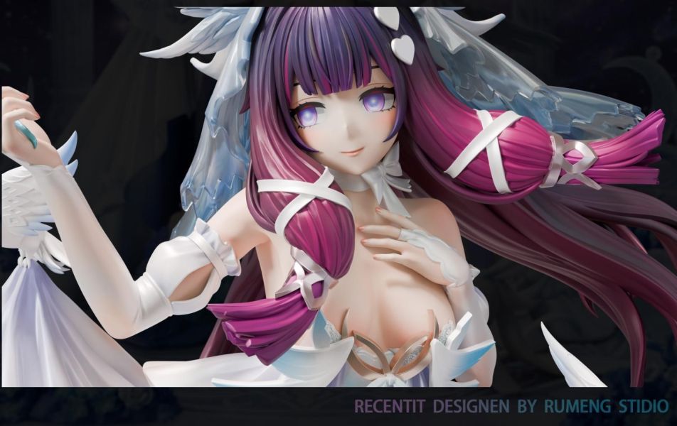 【預購】如夢社 花嫁少女 哥倫比婭 原神 心蹤,shinzou,GK,雕像,公仔,玩具,模型,一番賞,GK模型,GK雕像