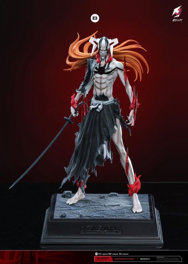 【預購】緋紅 牛頭一護 死神 心蹤,shinzou,GK,雕像,公仔,玩具,模型,一番賞,GK模型,GK雕像