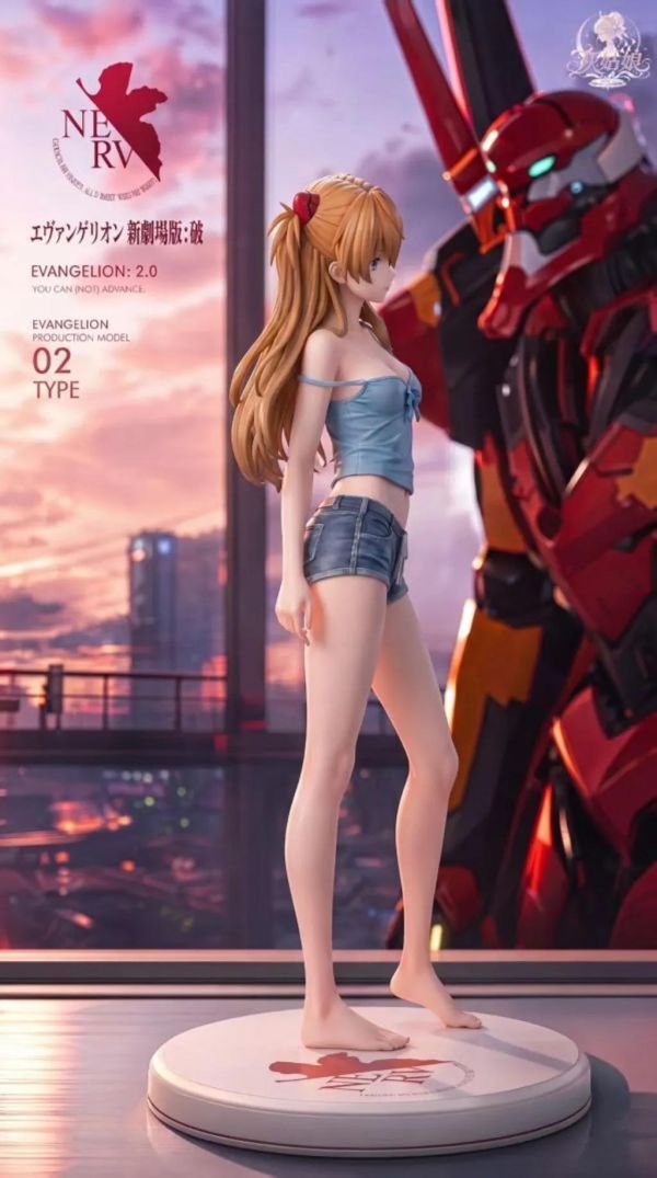 【預購】灰姑娘 明日香 都市私服 EVA新世紀福音戰士 心蹤,shinzou,GK,雕像,公仔,玩具,模型,一番賞,GK模型,GK雕像