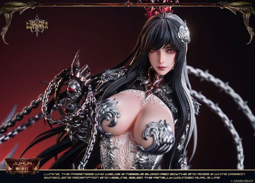 【預購】聚魂社 馴龍女祭司露米娜 心蹤,shinzou,GK,雕像,公仔,玩具,模型,一番賞,GK模型,GK雕像