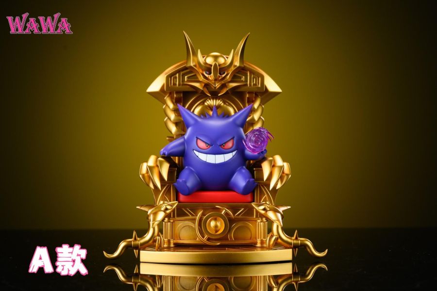 【預購】WAWA 王座招財耿鬼 寶可夢 心蹤,shinzou,GK,雕像,公仔,玩具,模型,一番賞,GK模型,GK雕像