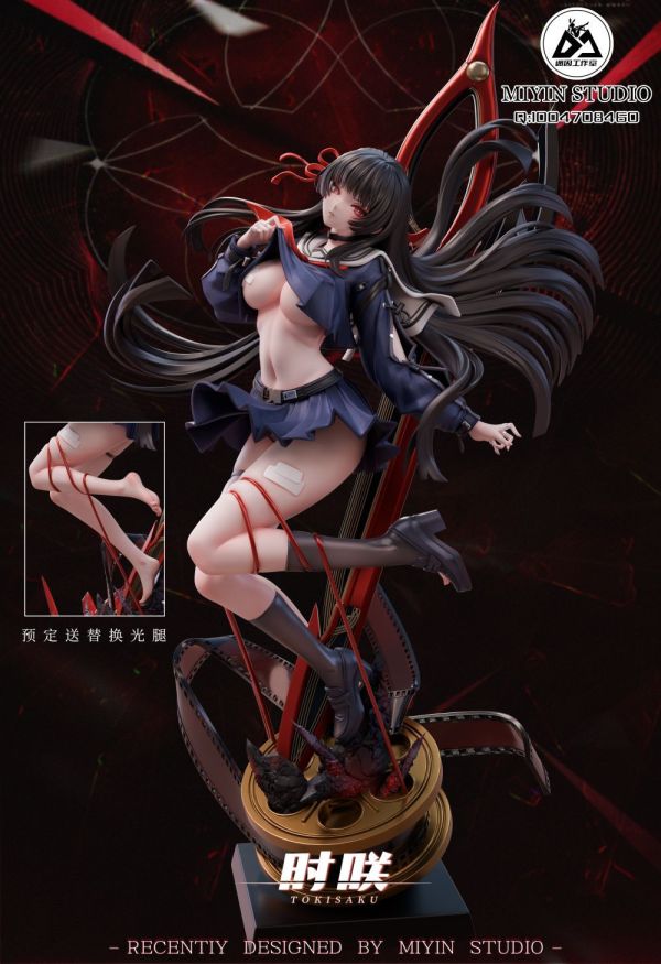 【預購】迷因 黑長直美少女時咲 千咲 鳴潮 心蹤,shinzou,GK,雕像,公仔,玩具,模型,一番賞,GK模型,GK雕像