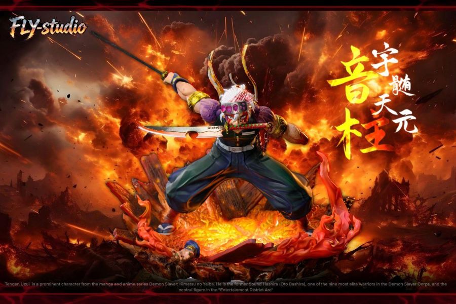 【預購】FLY 宇髓天元 音柱 鬼滅之刃 心蹤,shinzou,GK,雕像,公仔,玩具,模型,一番賞,GK模型,GK雕像