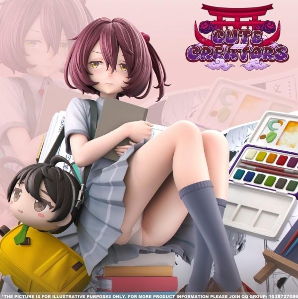 【預購】Cute Creators 小鞠知花 敗北女角太多了 心蹤,shinzou,GK,雕像,公仔,玩具,模型,一番賞,GK模型,GK雕像