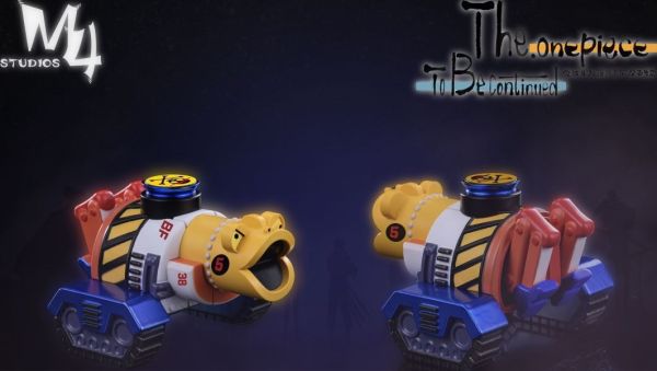 【預購】M4 桑尼工具船 腕龍戰車五號 海賊王 心蹤,shinzou,GK,雕像,公仔,玩具,模型,一番賞,GK模型,GK雕像