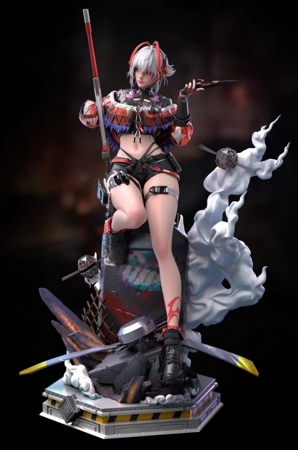 【預購】倒影×迷因 維什戴爾 駭爪 明日方舟 心蹤,shinzou,GK,雕像,公仔,玩具,模型,一番賞,GK模型,GK雕像