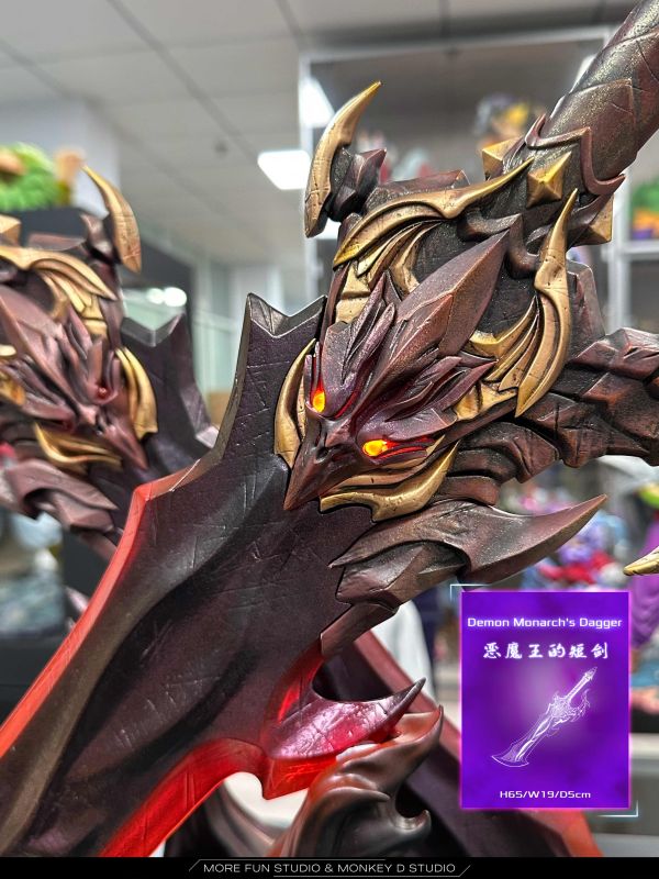 【預購】魔風×漫奇 1/1 惡魔王的短劍 我獨自升級 心蹤,shinzou,GK,雕像,公仔,玩具,模型,一番賞,GK模型,GK雕像