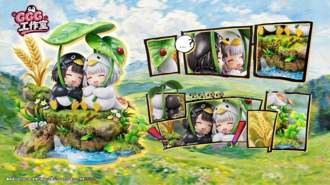 【預購】GGG 咕嘎咕嘎 小小企鵝 明日方舟 心蹤,shinzou,GK,雕像,公仔,玩具,模型,一番賞,GK模型,GK雕像
