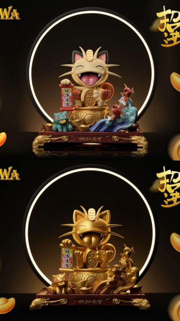 【預購】WAWA丨寶可夢 神奇寶貝 招財貓喵喵 雙配色 心蹤 𝑺𝒉𝒊𝒏𝒁𝒐𝒖,心蹤,ShinZou,心蹤GK,心粽GK,心綜GK,心縱GK,新宗GK,新縱GK,新粽GK,新蹤GK,火影忍者GK,海賊王GK,七龍珠GK,巨人GK,間諜家家酒GK,咒術迴戰GK,GK